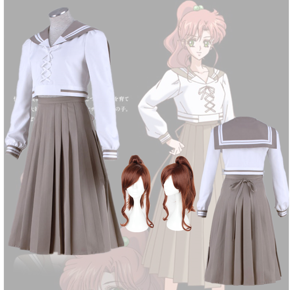 动漫Cos服美少女战士木野真琴4代夏装水手服Crystal水晶版女式裙