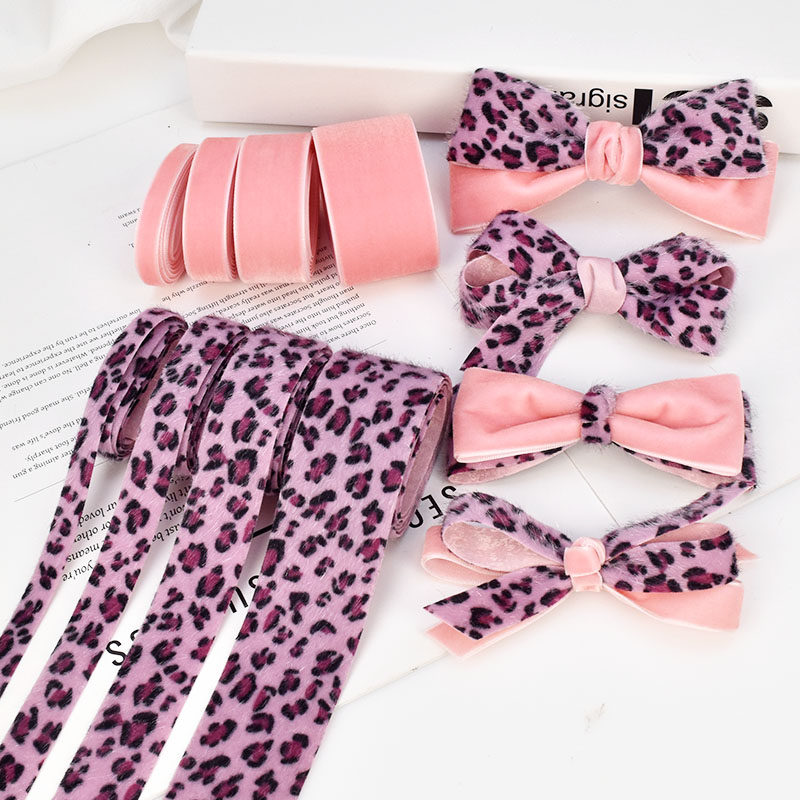 粉色豹纹布艺丝带植绒布带 手工发饰蝴蝶结diy饰品材料 服饰辅料,饰品/流行首饰/时尚饰品新,其他DIY饰品配件,淘宝优惠券,粉丝福利购,淘宝优惠卷