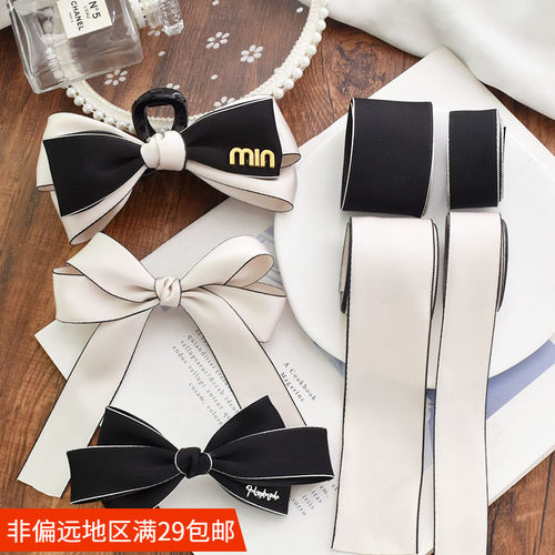 布艺丝带发饰蝴蝶结材料