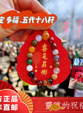 灵隐官方十八籽手串第五代多宝