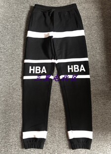 三里屯北区【现货】美国街头潮牌HOOD BY AIR HBA男款街头运动裤