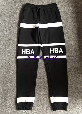 美国HBA街头运动裤现货