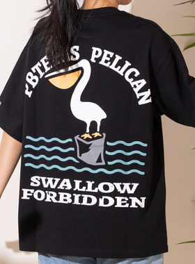 PBTfans Pelican鹈鹕键帽周边客制化短袖 T恤 纯棉送帆布包
