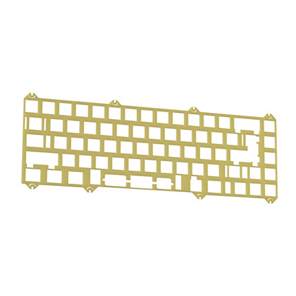 KBDfans Tofu65 3.0客制化机械键盘铝 FR4 碳纤维 FEI定位板 单卖