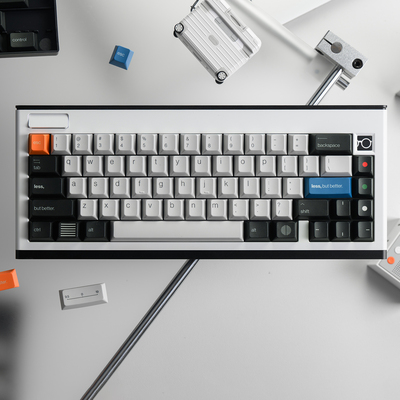 PBTfans Less, but better Dark客制化机械键盘热升华pbt键帽