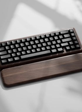 KBDfans客制化机械键盘DUSK67胡桃木外壳带手托热插拔套件实木