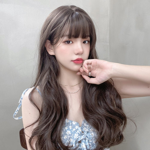 网红小函假发套大波浪高仿真　