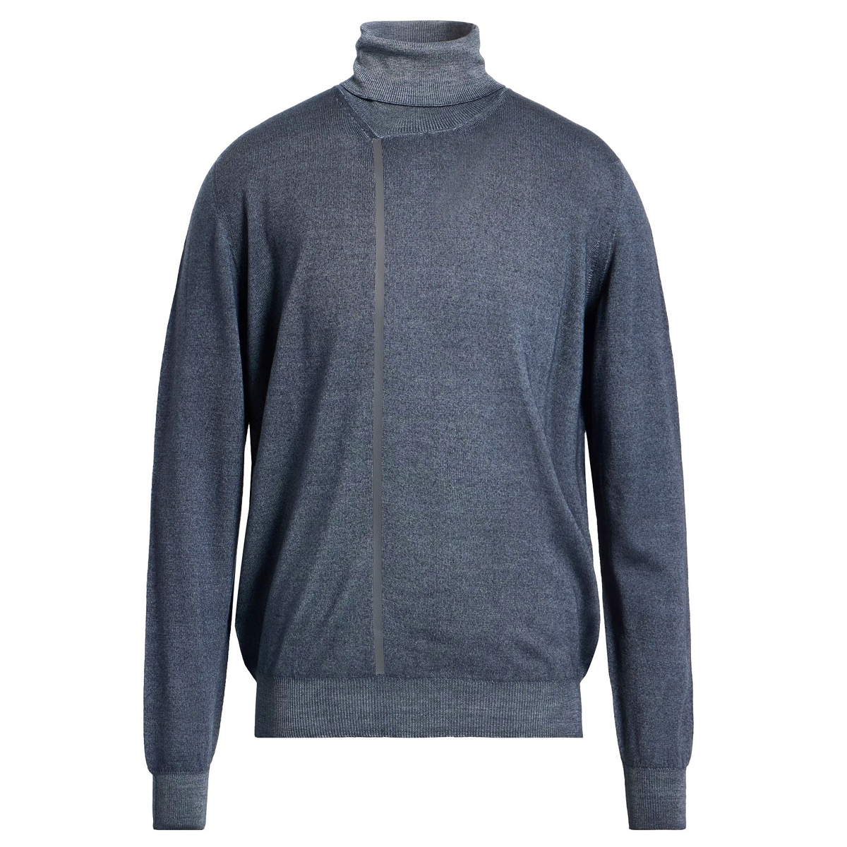 意大利高端一线针织 D 秋冬 蓝灰色 纯羊毛 老钱风毛衣