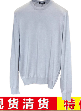 现货清货意大利醉顶吉仅低于LP COLOMBO秋冬香芋紫色羊绒真丝毛衣