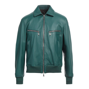 那不勒斯T 商务休闲 四季 男款 老钱风皮衣 擦色纳帕小牛皮 调货