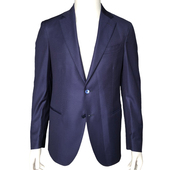 现货清货 秋冬深蓝色休闲西服男