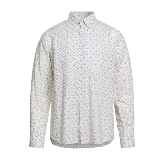 日常经典 衬衫 长袖 男士 亚麻 花卉植物图案 春夏 意国原产 调货