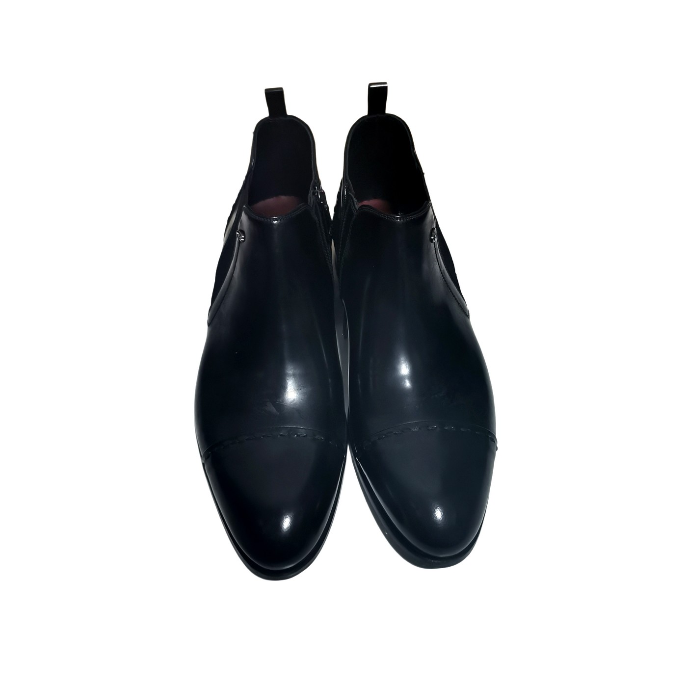 超低清货公价5200 意大利产 一线D 秋冬 头层牛皮 手工切尔西短靴