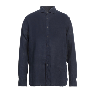 日常经典 衬衫 长袖 男士 亚麻 深蓝色 春夏 意国原产 调货