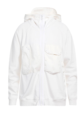 意大利顶吉 一线休闲 TEN C 秋冬 白色 海岛棉 夹克