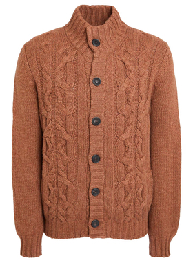 意大利产 醉鼎吉 仅低于LP COLOMBO 吉致奢华 重工老钱风羊绒毛衣