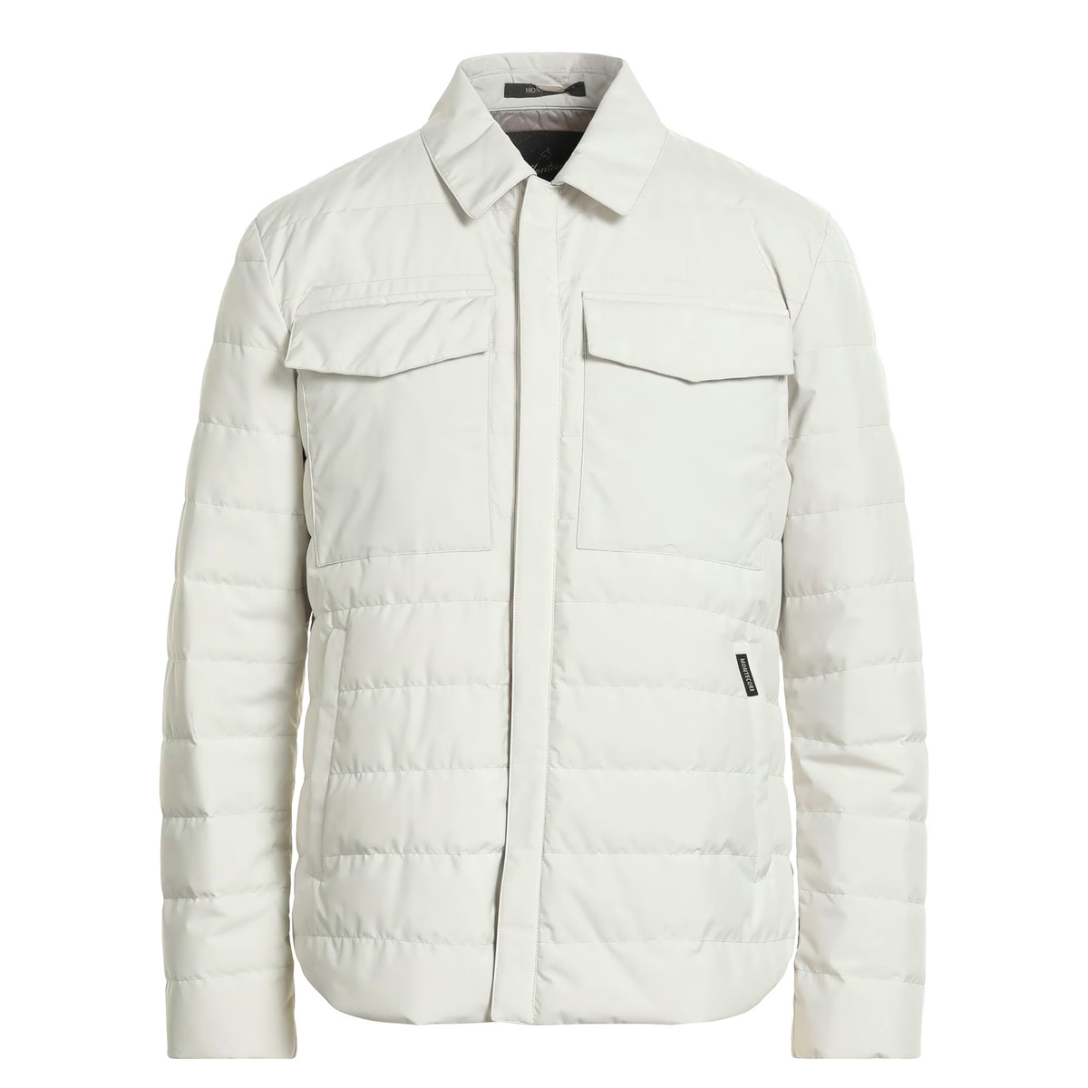 高品质推荐 意大利超一线MONTECORE25秋冬新款灰白色白鹅绒羽绒服