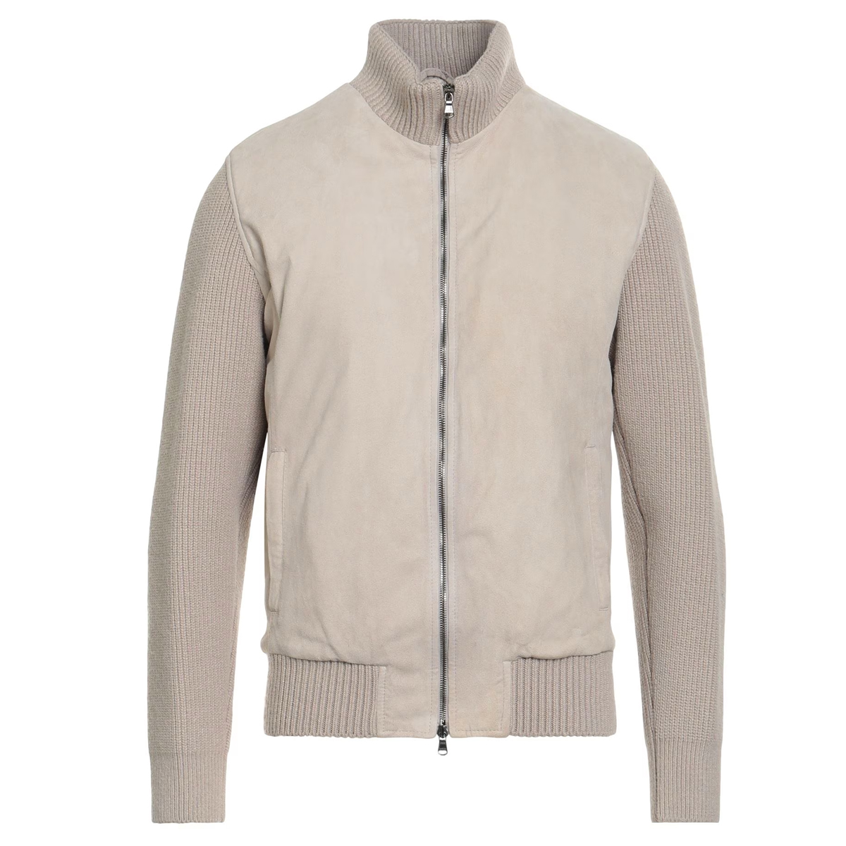 那不勒斯高端一线 B 秋冬 纳帕米色羔羊皮 皮衣