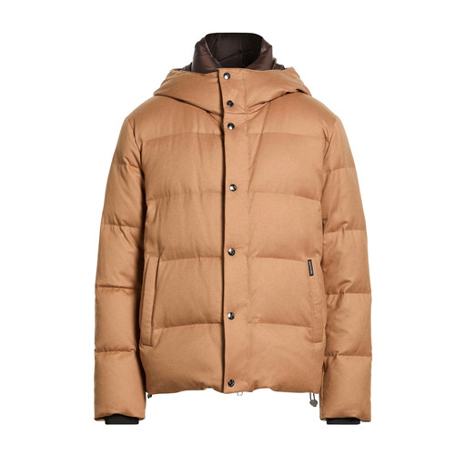 公价26000 意大利原厂一线 MONTECORE 秋冬 驼色 山羊绒羽绒服
