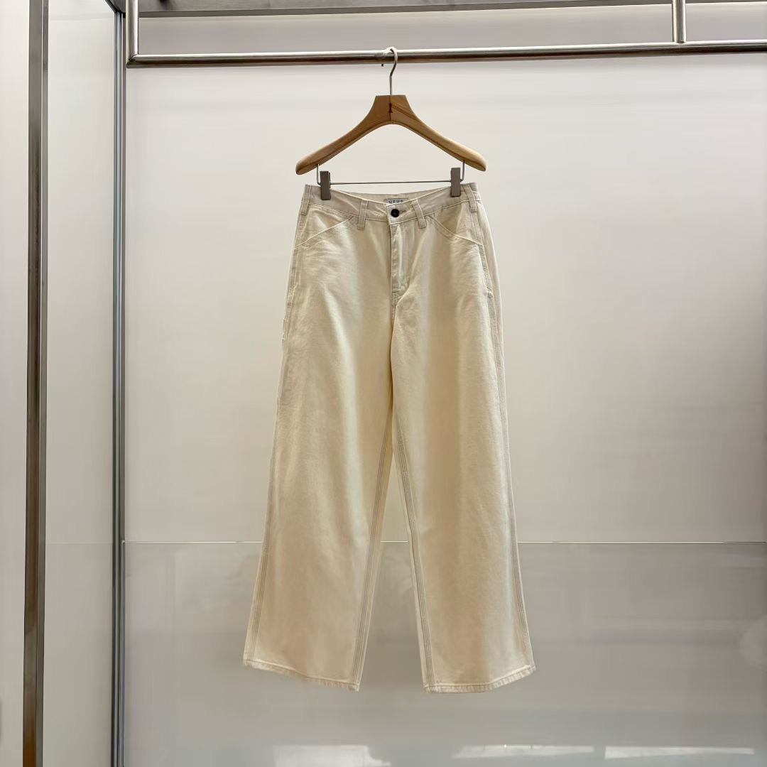 现 25冬季新款韩国东大门hehr-AUTOMNE时尚百搭直筒休闲裤