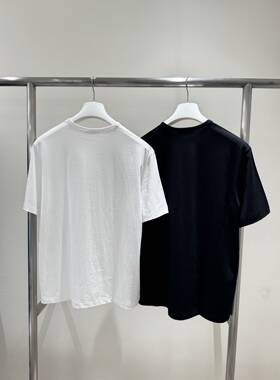 现韩国东大门26春夏款MASCULINE香味休闲百搭纯色短袖T 推荐