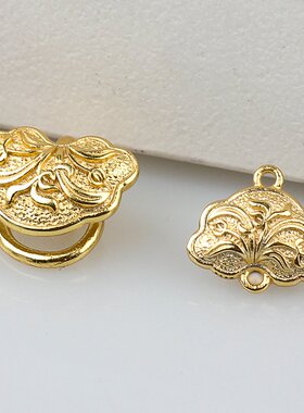 古风纯银镀金挂件耳环手链小吊坠