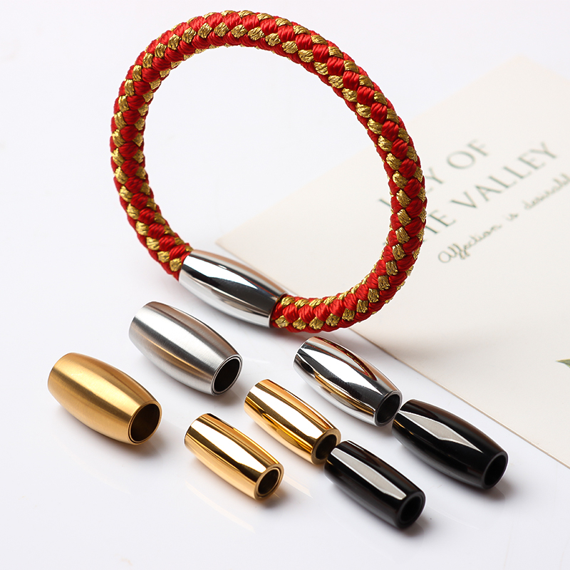 不锈钢磁铁橄榄扣手工九叶龙鳞