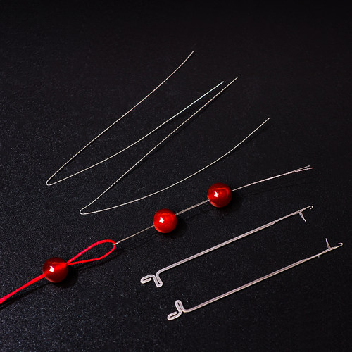 不锈钢勾针串珠神器针手工串珠专用穿珠子的工具手串三通文玩穿线