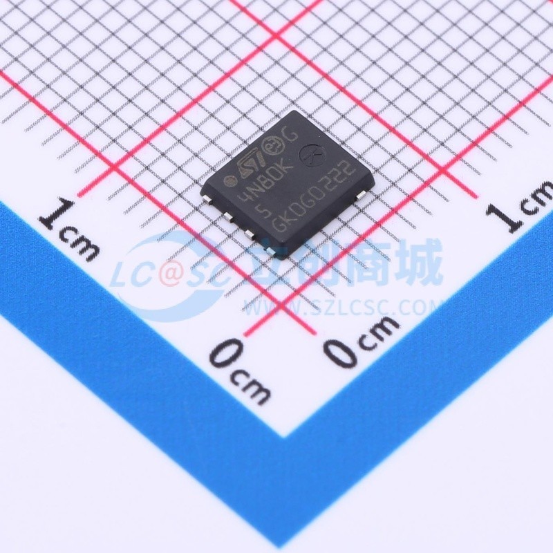 场效应管(MOSFET) STL4N80K5 VDFN-8 ST(意法半导体) 电子元器件