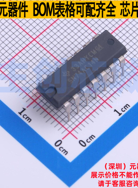 反相器 SN74AC14N PDIP-14 TI/德州 电子元器件配单全新原装