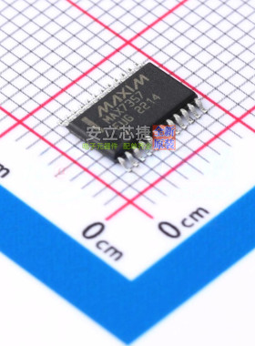 模拟开关/多路复用器 MAX7357EUG+ TSSOP-24 MAXIM(美信) 元器件
