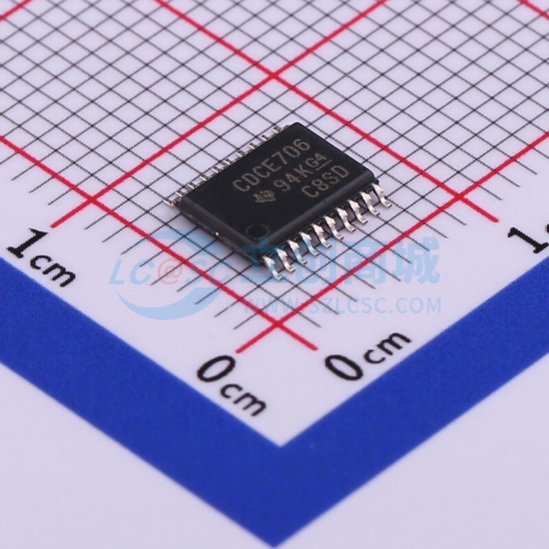 时钟发生器/频率合成器 CDCE706PWR TSSOP-20 TI/德州 电子元器件