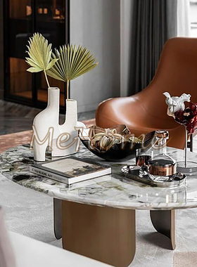 【美家易购】时尚轻奢样板房民宿酒店别墅客厅茶几上个性花瓶软装