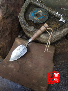 瞿氏铁匠加厚小铲子弹簧钢园艺种花工具挖野菜种花家用种菜翻土用