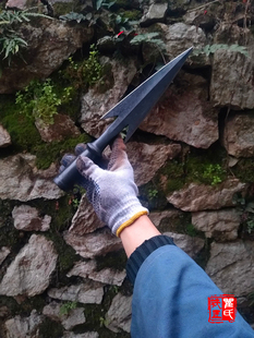 瞿氏铁匠林冲枪矛头红缨枪霸王枪手工一体锻打而成武术器械未开刃