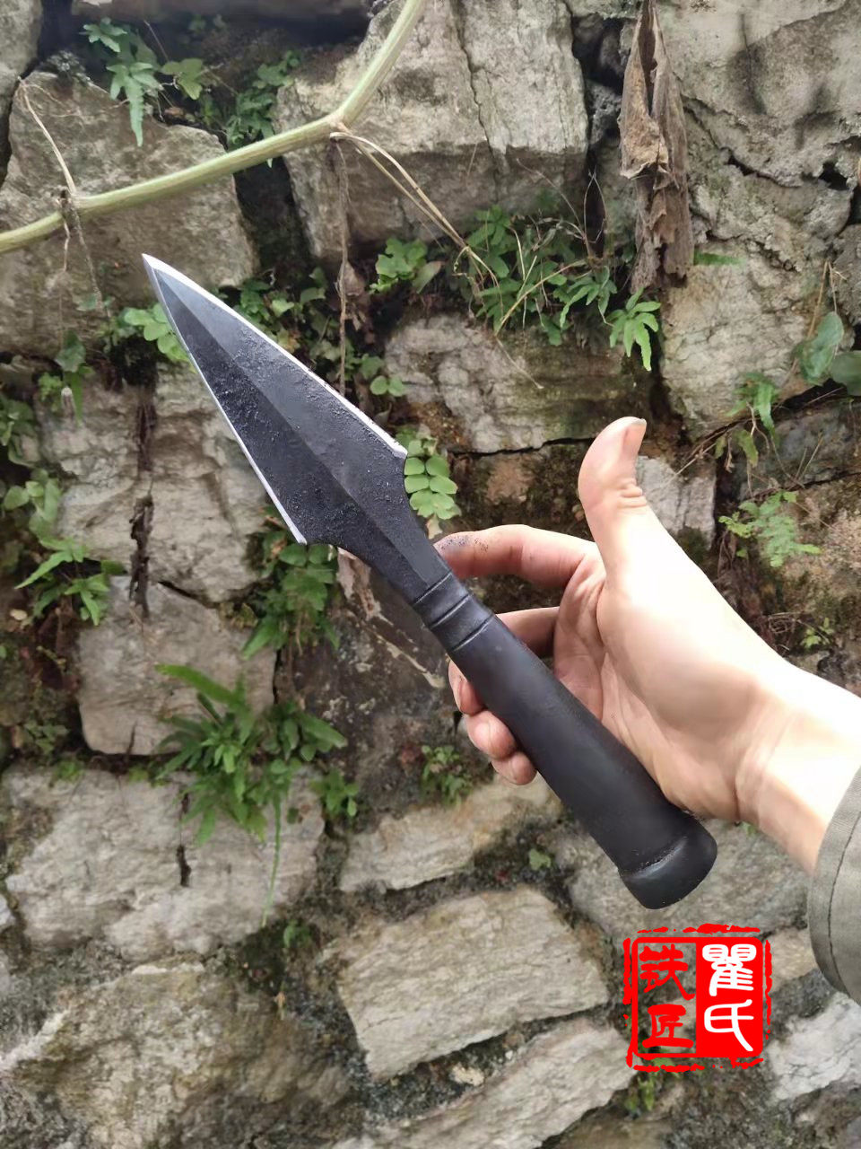 枪头瞿氏铁匠铺红缨枪手工