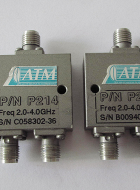 ATM P214 2.0-4.0GHz 30W SMA 2路一分二高频射频微波同轴功分器