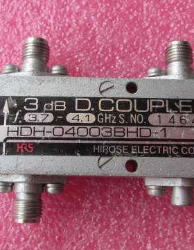 日本HRS 3.7-4.1GHz SMA RF 90度耦合电桥 90度功分器 3dB电桥