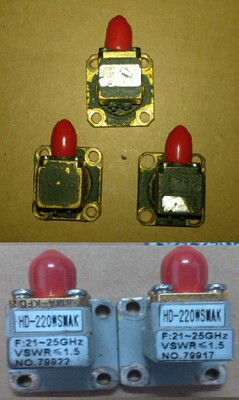 flann 20094-SF40 17.6-26.7 GHz 50Ω 2.92mm WR42 波导转接器