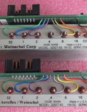 3250t-63 Weinschel DC-1GHz 63dB 1dB 75欧姆步进射频可编程衰减