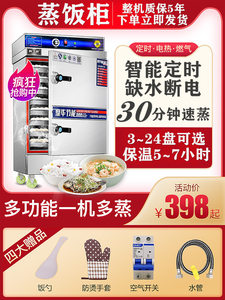 翼飞阳蒸饭柜商用电蒸箱蒸包炉燃气蒸饭车家用小型全自动食堂蒸箱