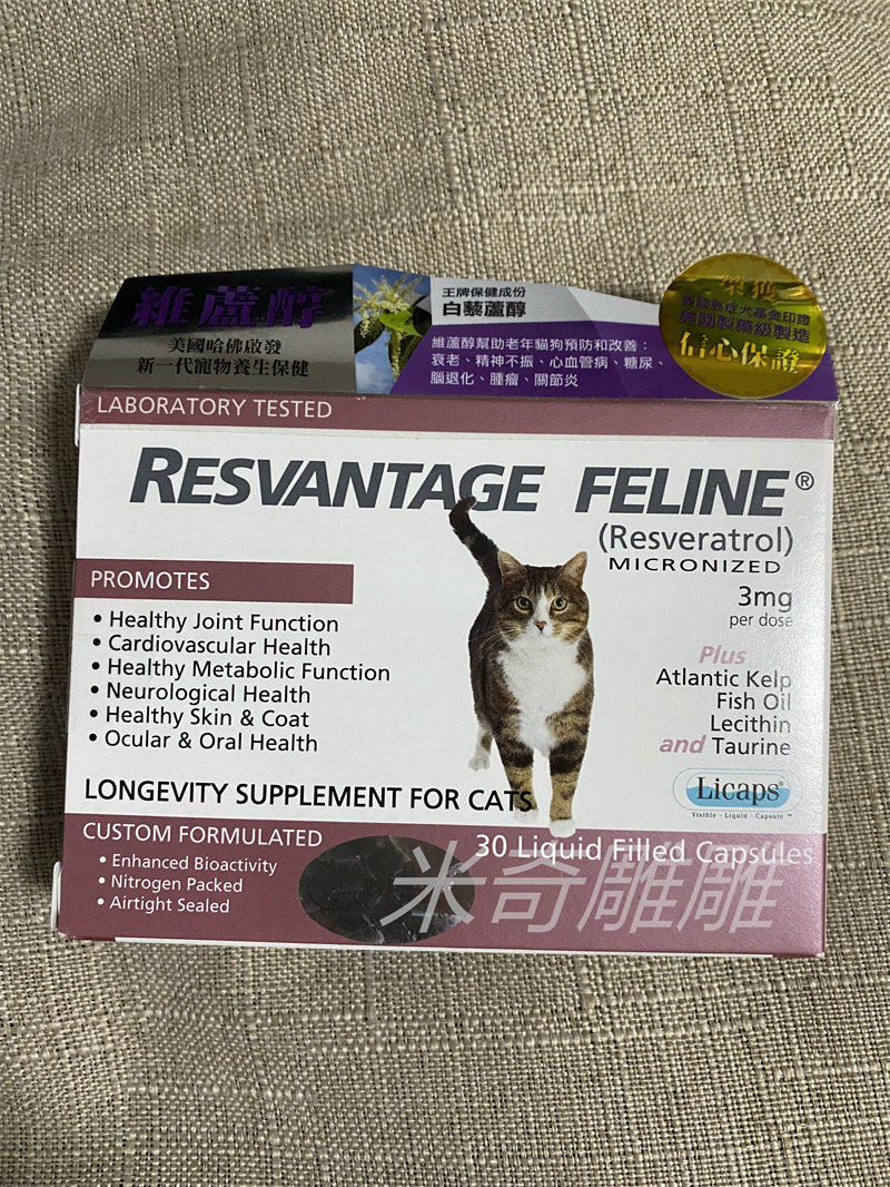 宠物白藜芦醇老猫保健猫保健品