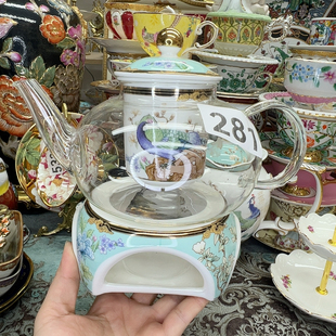 281百鸟朝凤花茶壶套装