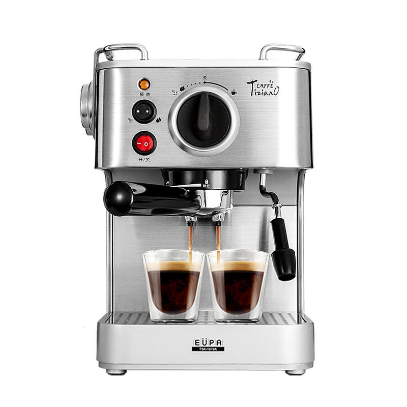 Eupa/灿坤 TSK-1819A/1829A意式全半自动咖啡机家/商用蒸汽打奶泡