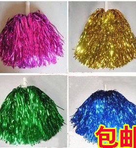 健美操广场舞啦啦花球彩球拉拉花球幼儿舞蹈道具花穗啦啦操手花