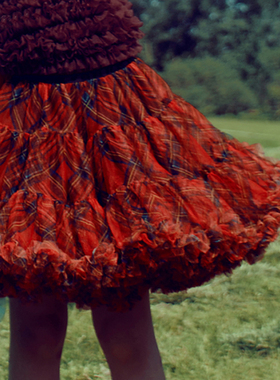 少女成人半身裙 身高140-175 法国Q.cutiansTUTU裙蓬蓬裙公主纱裙