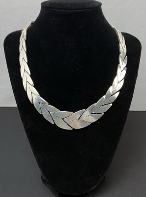 墨西哥纯银素银时尚设计叶子麦穗款项链订金 实价小千私询