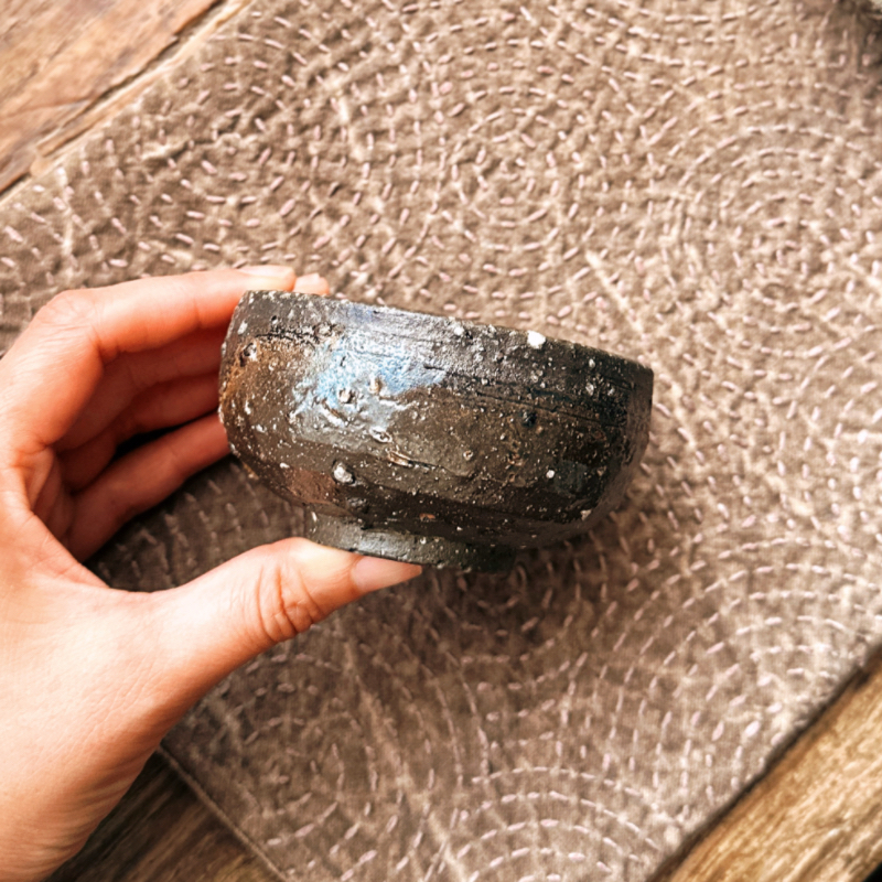 【自制特粗陶泥】焱火堂柴烧裸烧主人杯纯手工原矿泥杯子