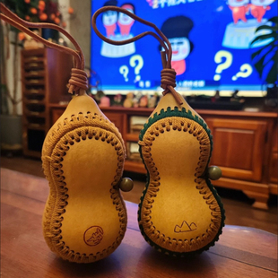 天然手工葫芦包创意挎包手提包个性定制核桃收纳文玩收纳包背包