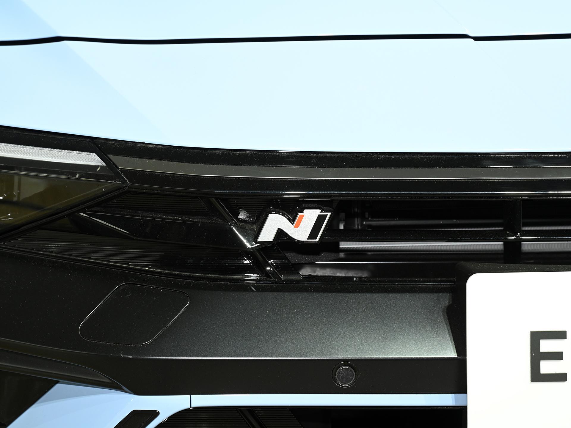 现代N全新铝合金拉丝车标伊兰特NI30N飞思N个性尾标CN7N EMBLEM
